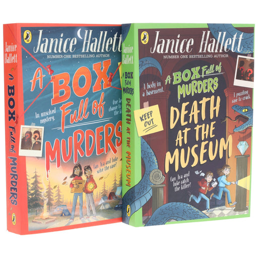 A Box Full of Murders Series by Janice Hallett Illustrated 2 Books Collection Set - Ages 9+ - Paperback 9-14 Penguin Random House