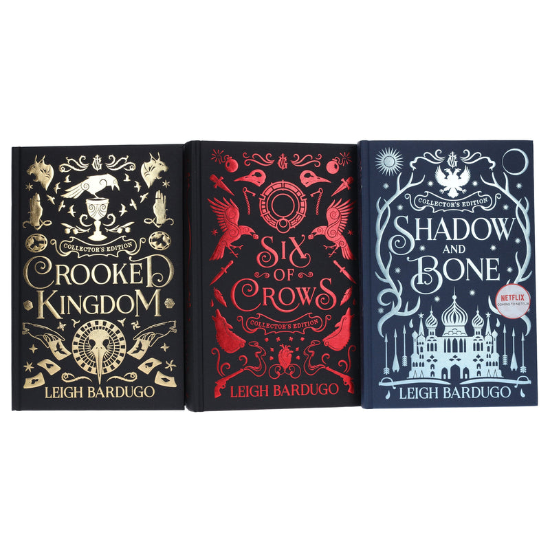 Grishaverse Shadow and Bone & Six of Crows Duology Collector's Edition 3 Books Collection Set by Leigh Bardugo - Age 13+ - Hardback Fiction Orion Children's Books