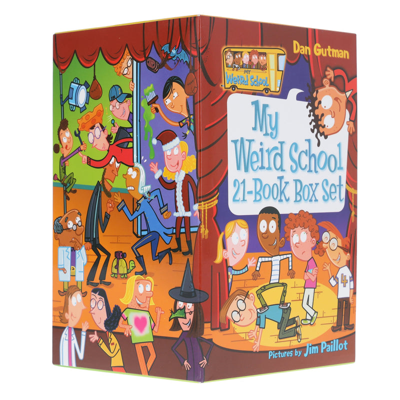 My Weird School 21 Books Box Set By Dan Gutman - Ages 6-10 - Paperback 7-9 HarperCollins Publishers