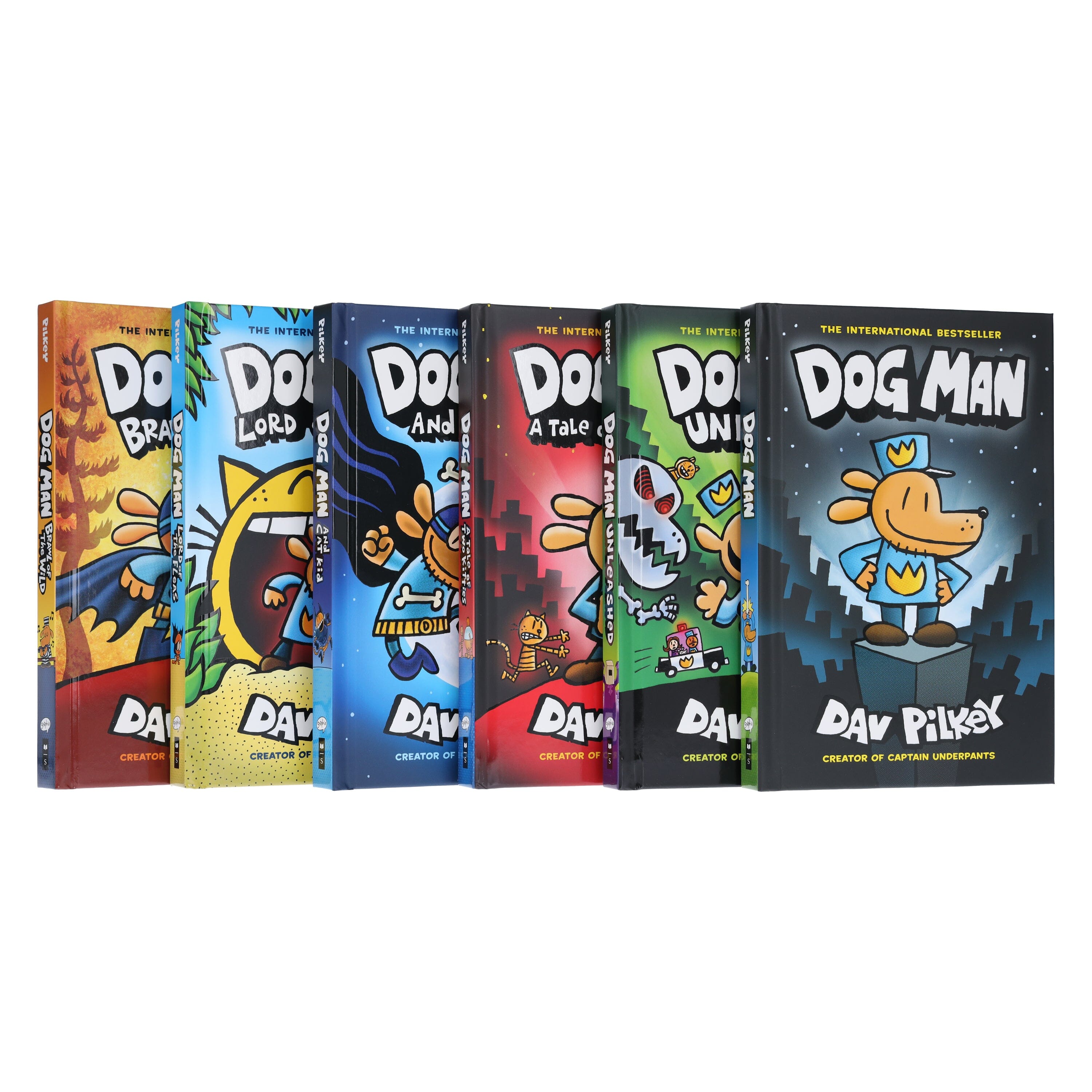 Dog Man: The Supa Epic Collection by Dav Pilkey 6 Books Box Set