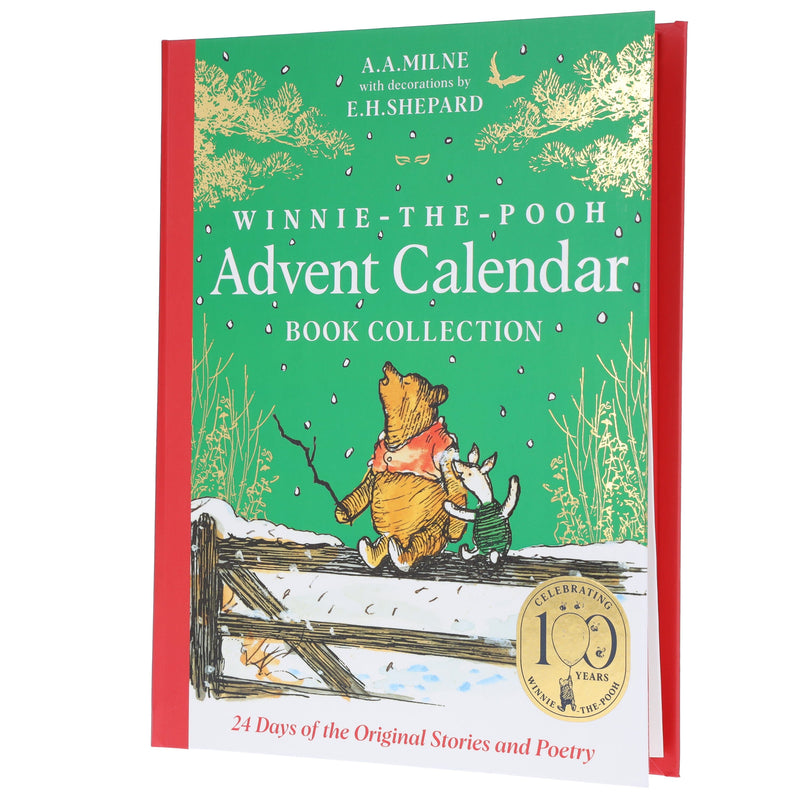 Winnie-The-Pooh: Advent Calendar Book Collection 24 Days of the Original Stories and Poetry by A.A. Milne & E.H. Shepard - Ages 5+ - Paperback 5-7 HarperCollins Publishers