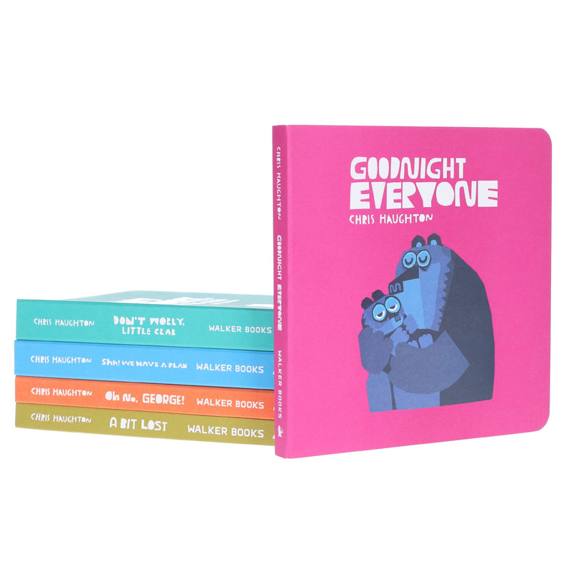 Little Library By Chris Haughton 5 Books Collection Box Set - Ages 2-6 - Board Book 0-5 Walker Books Ltd