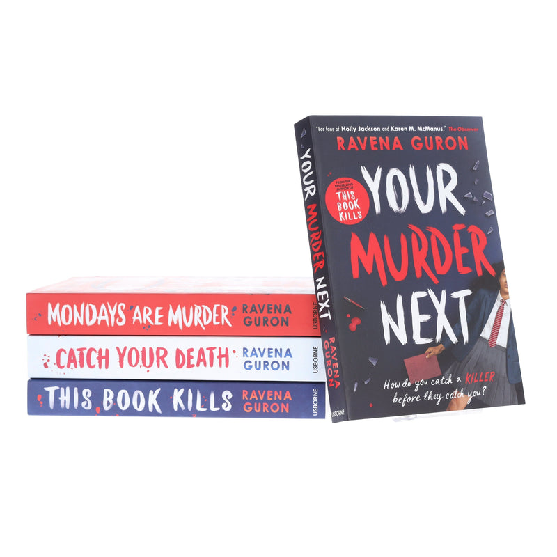 Ravena Guron Murder Mystery Collection 4 Books Set - Ages 12-17 - Paperback Fiction Usborne Publishing Ltd