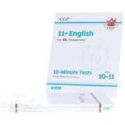 CGP 11+ 10-Minute Tests For GL Assessment 4 Books Collection Set (Includes Free Online Edition)- Ages 10-11 - Paperback 9-14 Coordination Group Publications Ltd (CGP)