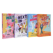Wait With Me Series by Amy Daws 4 Book Sprayed Edges Collection Set - Fiction - Paperback Fiction Mira Books