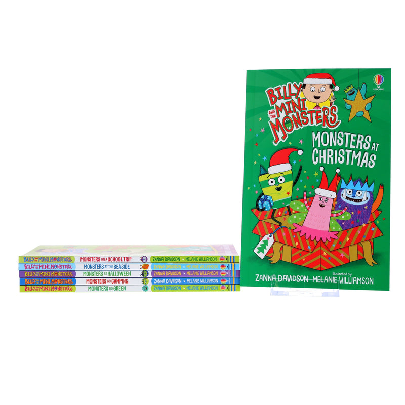 Billy and the Mini Monsters Series 2 (7-12) Collection 6 Books Set by Zanna Davidson - Ages 5-9 - Paperback 5-7 Usborne Publishing Ltd