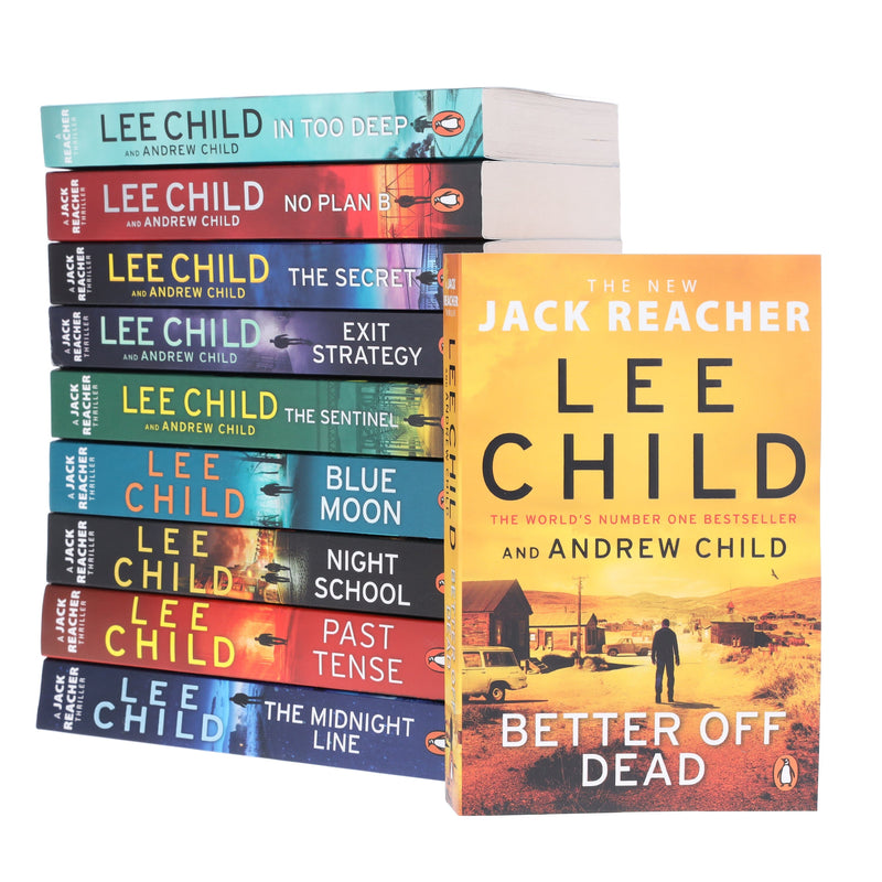 Jack Reacher Thrillers (Book 21-30) by Lee & Andrew Child 10 Books Collection Set - Fiction - Paperback Fiction Penguin Random House