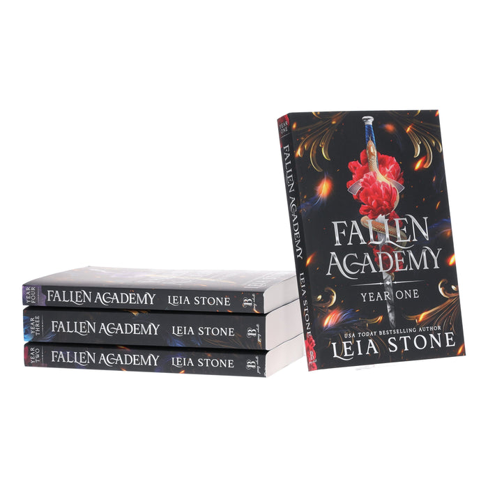 Fallen Academy Series by Leia Stone 4 Books Collection Set - Fiction - Paperback Fiction Sourcebooks