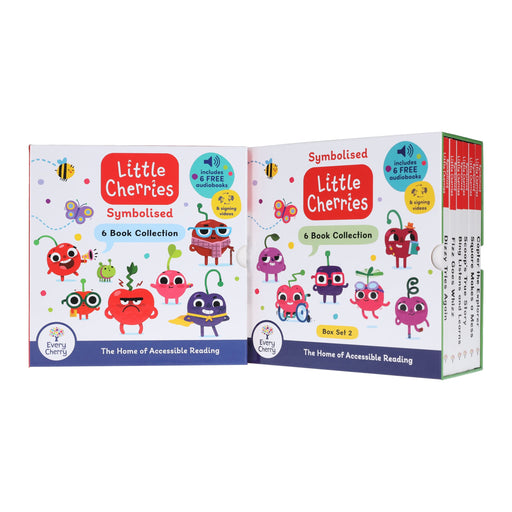 Symbolised Little Cherries Box Set 1 & 2: Illustrated 12 Books Collection Box Set (12 Free Audio Books Included) - Ages 5-7 - Paperback 5-7 Every Cherry Publishing