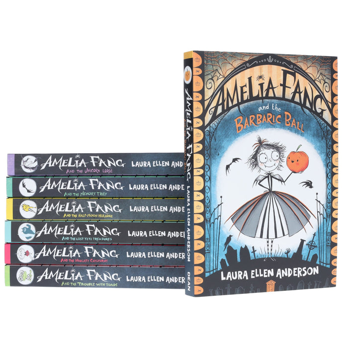Amelia Fang Series by Laura Ellen Anderson 7 Books Collection Set - Ages 7-10 - Paperback 7-9 HarperCollins Publishers