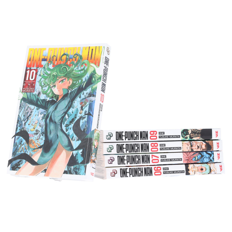 One-Punch Man Series (Vol 6-10) by ONE & Yusuke Murata 5 Books Collection Set - Manga - Paperback Graphic Novels Viz Media, LLC