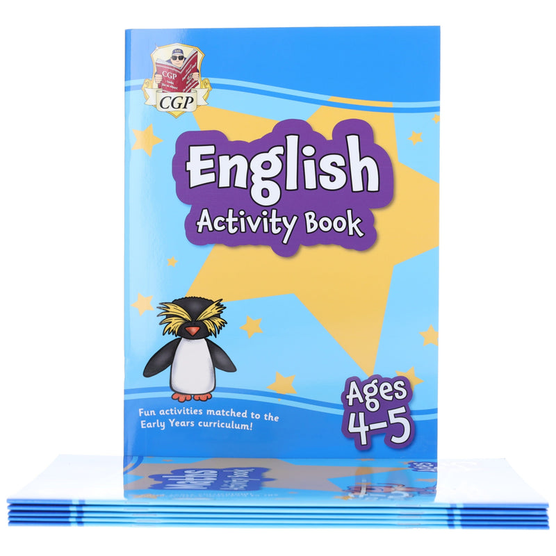 CGP Children Reception Activity Book Bundle 6 Books Collection Set - Ages 4-5 - Paperback 3-5 Coordination Group Publications Ltd (CGP)