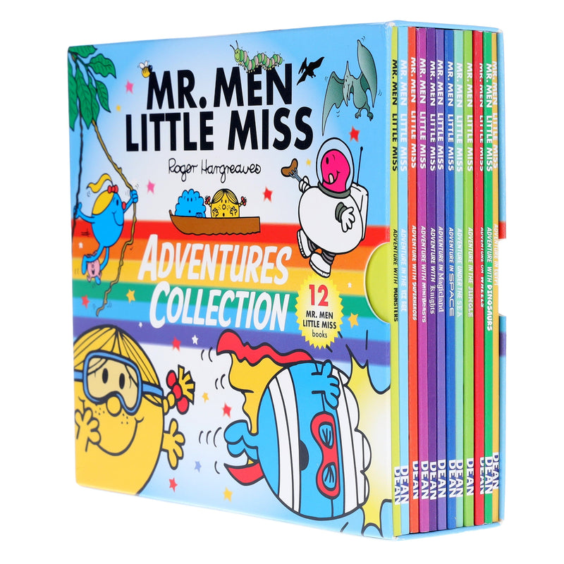 Mr. Men & Little Miss Adventures by Roger Hargreaves 12 Books Collection Box Set - Ages 3+ - Paperback 0-5 HarperCollins Publishers