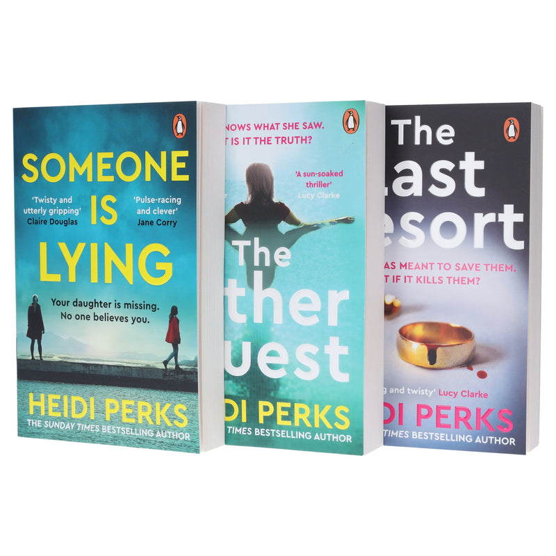 The Other Guest, The Last Resort & Someone Is Lying by Heidi Perks: 3 Books Set - Fiction - Paperback Fiction Penguin