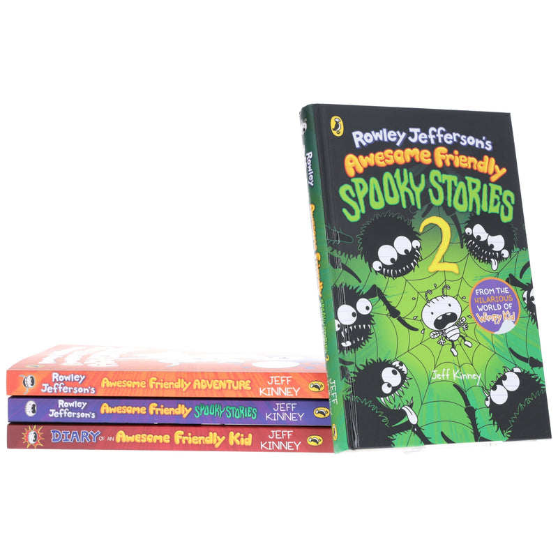 Awesome Friendly Kids Series 4 Books Collection Set by Jeff Kinney - Ages 7-12 - Paperback/Hardback 7-9 Penguin Random House