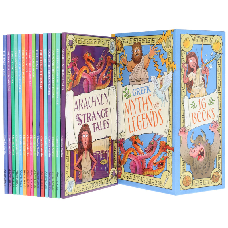 Greek Myths and Legends by Claudia Martin 16 Books Collection Box Set - Ages 7-11 - Paperback 7-9 Arcturus Publishing Ltd