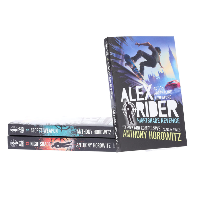Alex Rider (Book 12-14) by Anthony Horowitz: 3 Books Collection Set - Ages 9-12 - Paperback 9-14 Walker Books Ltd