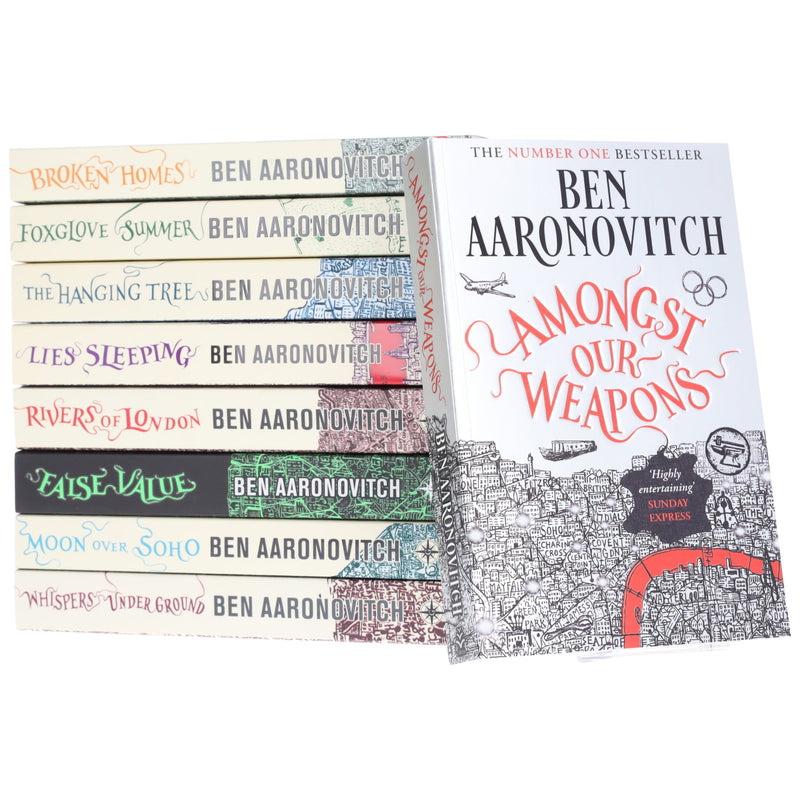 Rivers of London Series by Ben Aaronovitch: Books 1-9 Collection Set - Fiction - Paperback Fiction Hachette