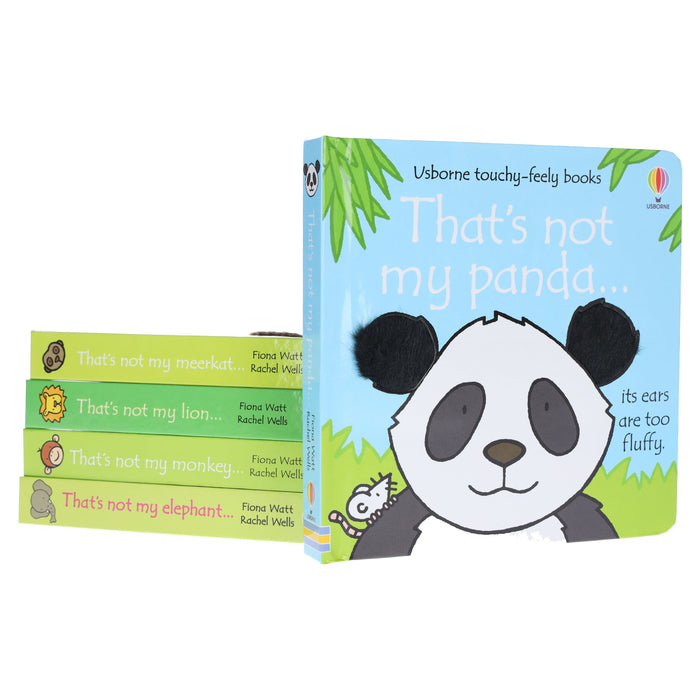 That's not my... Zoo 5 Books Collection Set by Fiona Watt & Rachel Wells - Ages 0-5 - Board Book 0-5 Usborne Publishing Ltd