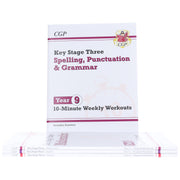 CGP KS3 (Year 9) Targeted Workbook Bundle (Includes Answers) 4 Books Collection Set - Paperback 9-14 Coordination Group Publications Ltd (CGP)