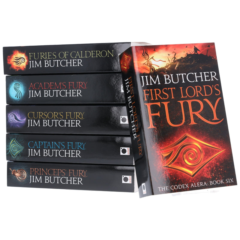 The Codex Alera by Jim Butcher: Books 1-6 Complete Collection Set - Fiction - Paperback Fiction Hachette