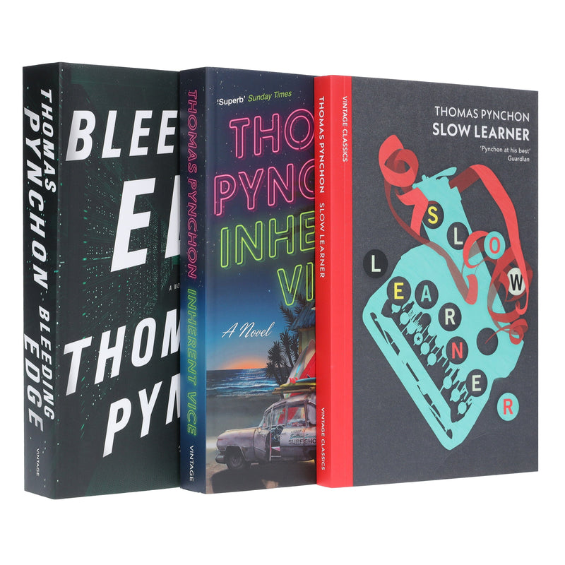 Thomas Pynchon Collection (Slow Learner, Inherent Vice & Bleeding Edge) 3 Books Set - Fiction - Paperback Fiction Penguin Random House