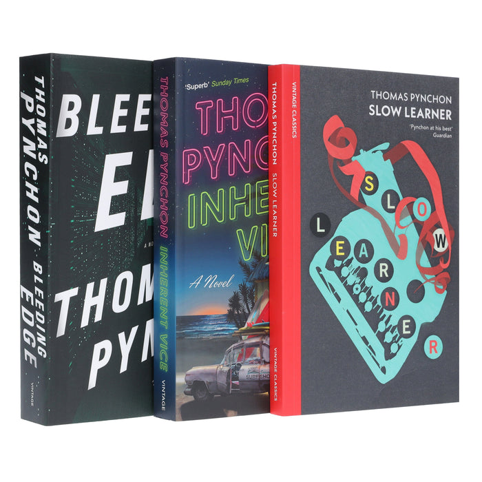 Thomas Pynchon Collection (Slow Learner, Inherent Vice & Bleeding Edge) 3 Books Set - Fiction - Paperback Fiction Penguin Random House