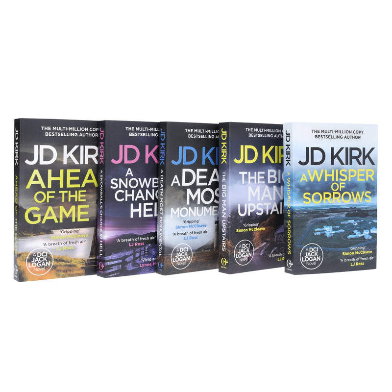DCI Logan Crime Thrillers (Book 6-10) by JD Kirk 5 Books Collection Set - Fiction - Paperback Fiction Canelo