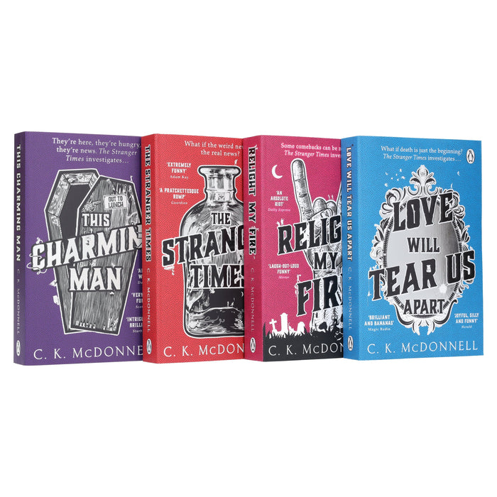 The Stranger Times Series by C. K. McDonnell 4 Books Collection Set - Fiction - Paperback Fiction Penguin Random House