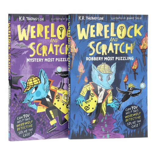 Werelock and Scratch Series by K.R. Thompson Illustrated 2 Books Collection Set - Ages 7+ - Paperback 7-9 Hachette