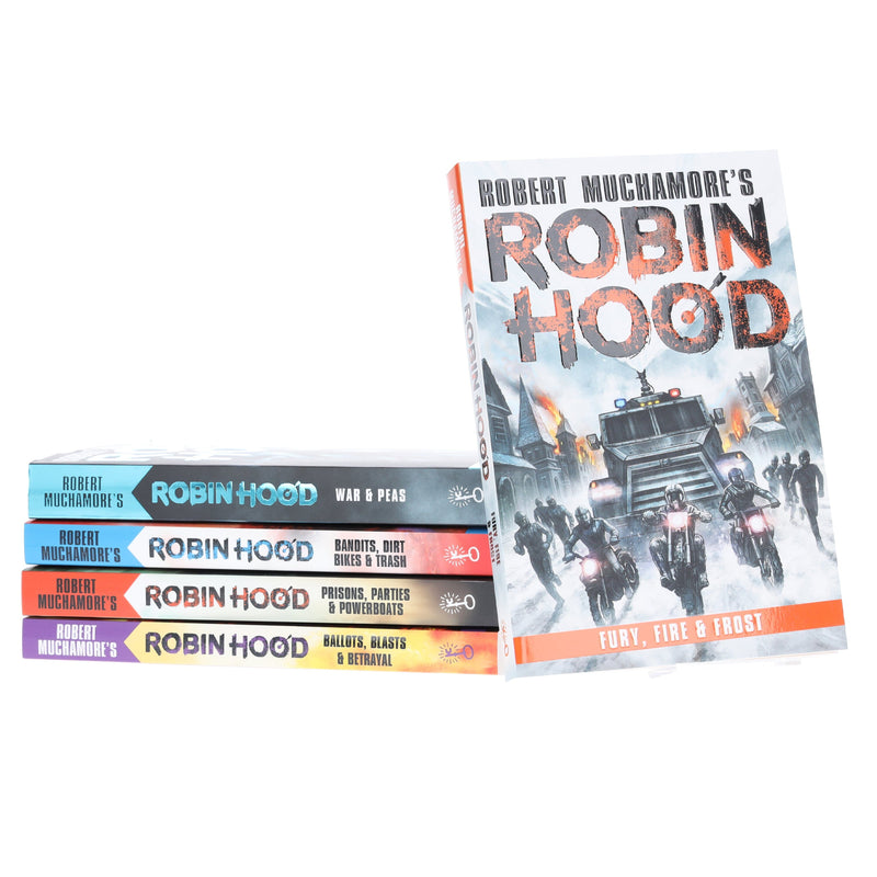 Robin Hood Series (Vol 6-10) by Robert Muchamore 5 Books Collection Set - Ages 12-17 - Paperback Young Adult Bonnier Books Ltd