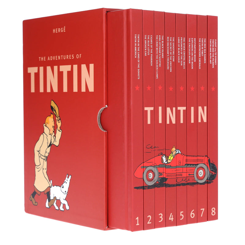 The Adventures of Tintin by Hergé: Compact Edition 8 Books Box Set - Ages 7+ - Hardback 7-9 HarperCollins Publishers
