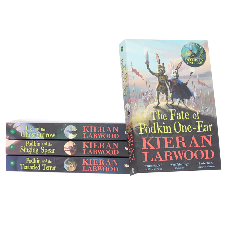 The World of Podkin One-Ear Series (Book 6-9) by Kieran Larwood 4 Books Collection Set - Ages 9+ - Paperback 9-14 Faber & Faber