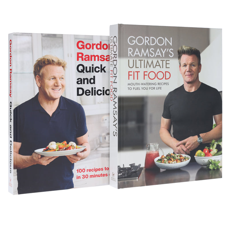 Gordon Ramsay's (Ultimate Fit Food & Quick & Delicious) 2 Books Collection Set - Non Fiction - Hardback