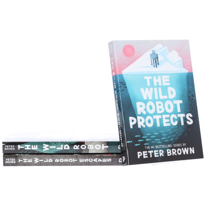 The Wild Robot Series By Peter Brown 3 Books Collection - Age 7-10 - Paperback 7-9 Bonnier Books Ltd