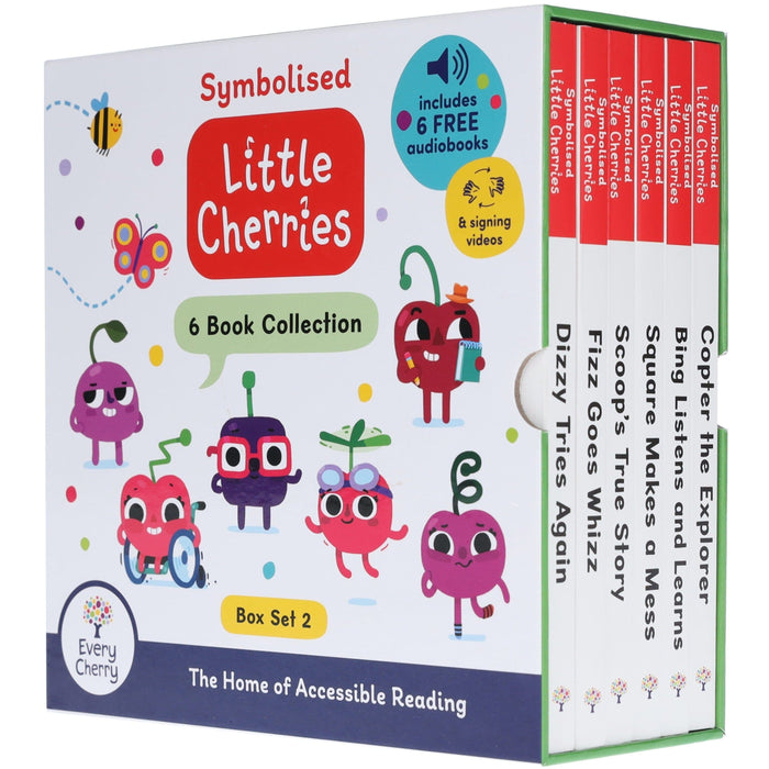 The Symbolised Little Cherries: 6 Book Collection (Box Set 2) Includes 6 Free Audiobooks - Ages 5-7 - Board Book 5-7 Every Cherry Publishing