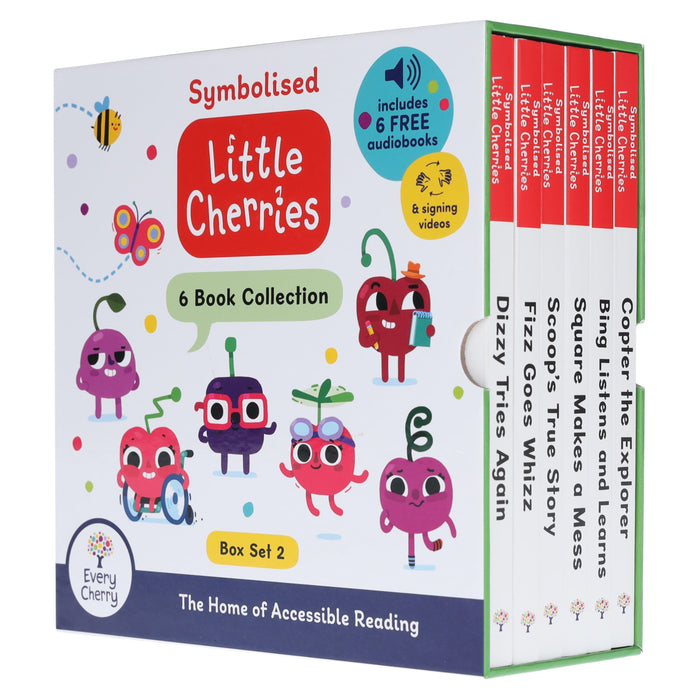 The Symbolised Little Cherries: 6 Book Collection (Box Set 2) Includes 6 Free Audiobooks - Ages 5-7 - Board Book 5-7 Every Cherry Publishing