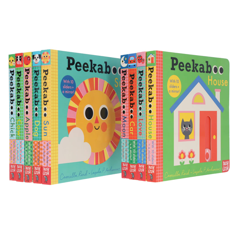Peekaboo by Camilla Reid Illustrated 9 Books Collection Set - Ages 0-5 - Board Book 0-5 Nosy Crow Ltd