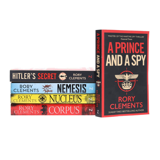 Tom Wilde Series (Book 1-5) By Rory Clements: 5 Books Collection Set - Fiction - Paperback Fiction Bonnier Books Ltd