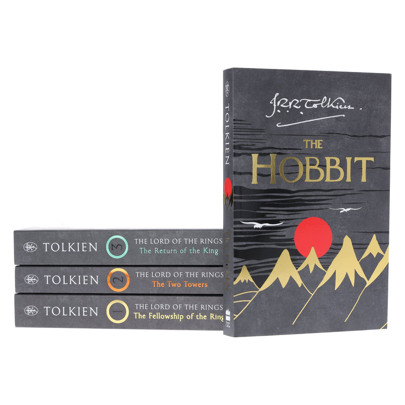 The Hobbit and The Lord of the Rings by J.R.R Tolkien 4 Books Box Set - Ages 14-16 - Paperback B2D DEALS HarperCollins Publishers