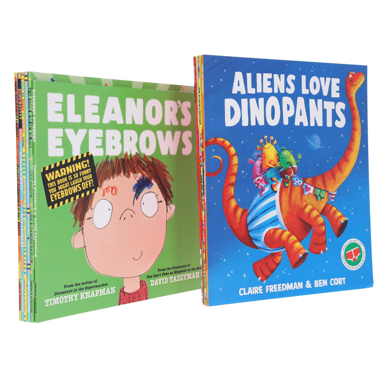 Humorous Children's Picture Books Collection Illustrated 10 Books Set - Ages 3+ - Paperback 3-5 Simon & Schuster