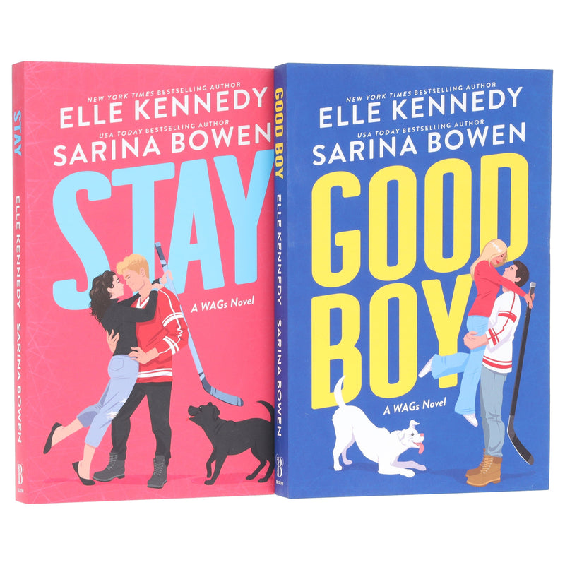 A WAGs Series by Elle Kennedy & Sarina Bowen 2 Books Sprayed Edges Collection Set - Fiction - Paperback Fiction Bloom Books