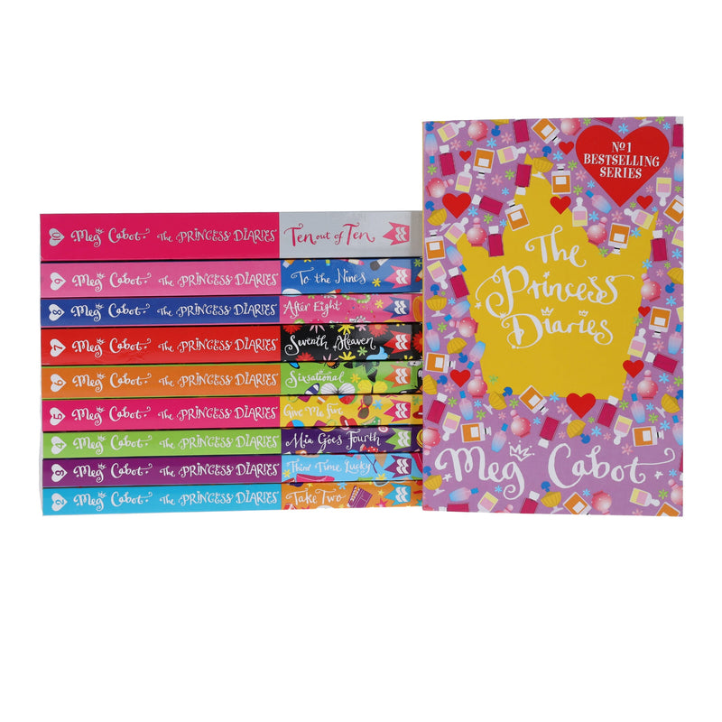 The Princess Diaries by Meg Cabot 10 Books Collection Set - Ages 12+ - Paperback Young Adult Pan Macmillan