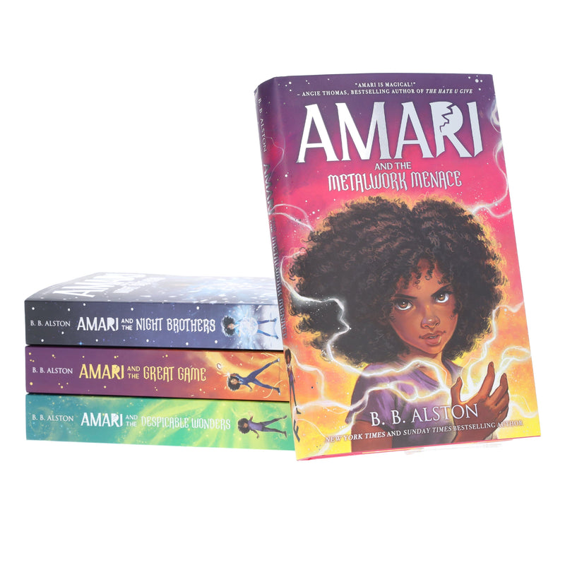 Amari and the Night Brothers Series by BB Alston 4 Books Collection Set - Ages 8-12 - Paperback/Hardback 9-14 HarperCollins Publishers