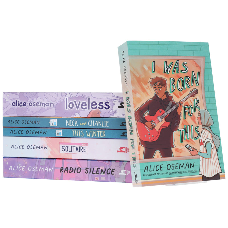Alice Oseman Collection (Solitaire, Radio Silence, I Was Born For This, Loveless, Nick and Charlie, This Winter) 6 Books Box Set - Ages 13+ - Paperback Fiction HarperCollins Publishers
