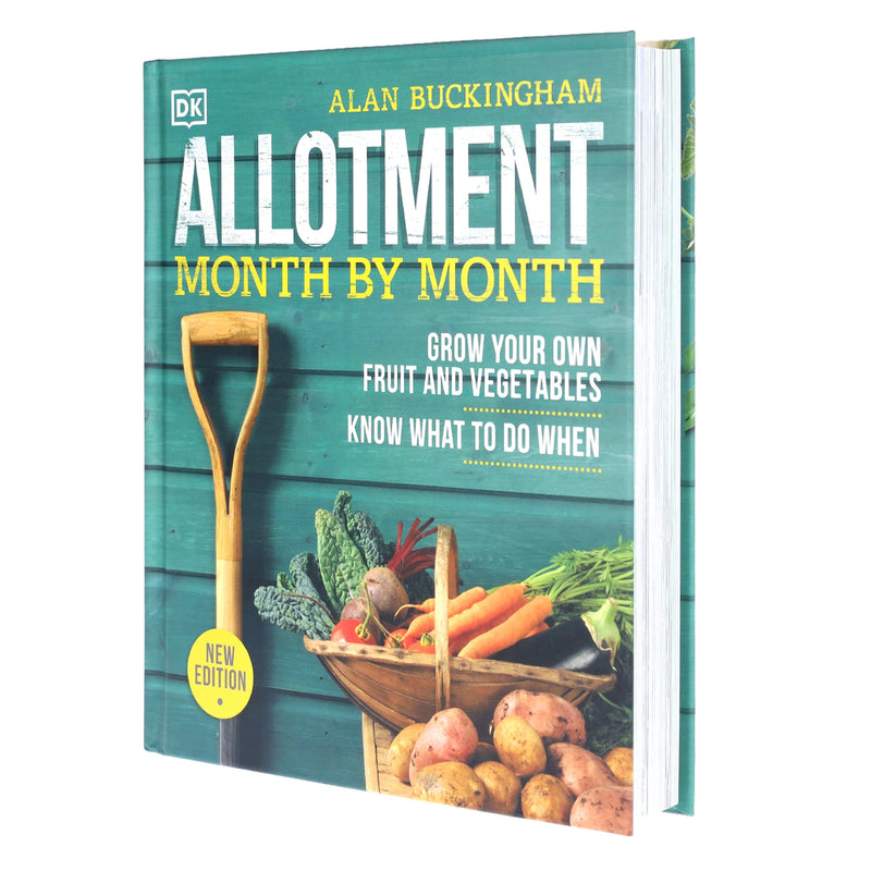 Allotment Month By Month: Grow your Own Fruit and Vegetables: Know What to do When by Alan Buckingham - Non Fiction - Hardback Non-Fiction DK