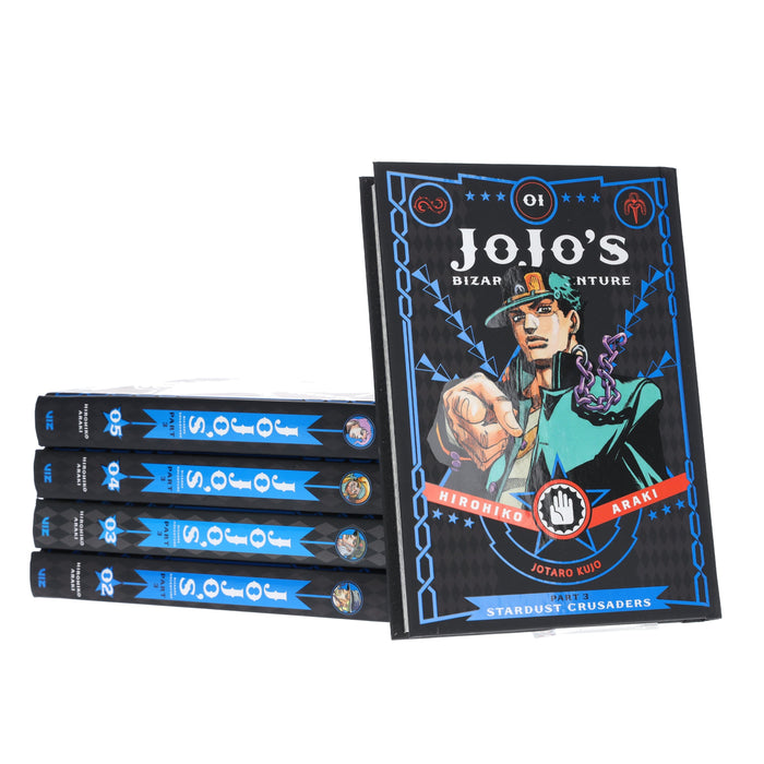 JoJo’s Bizarre Adventure: Part 3 - Stardust Crusaders (Vol. 1-5) by Hirohiko Araki 5 Books Collection Set - Fiction - Hardback Fiction Viz Media, Subs. of Shogakukan Inc