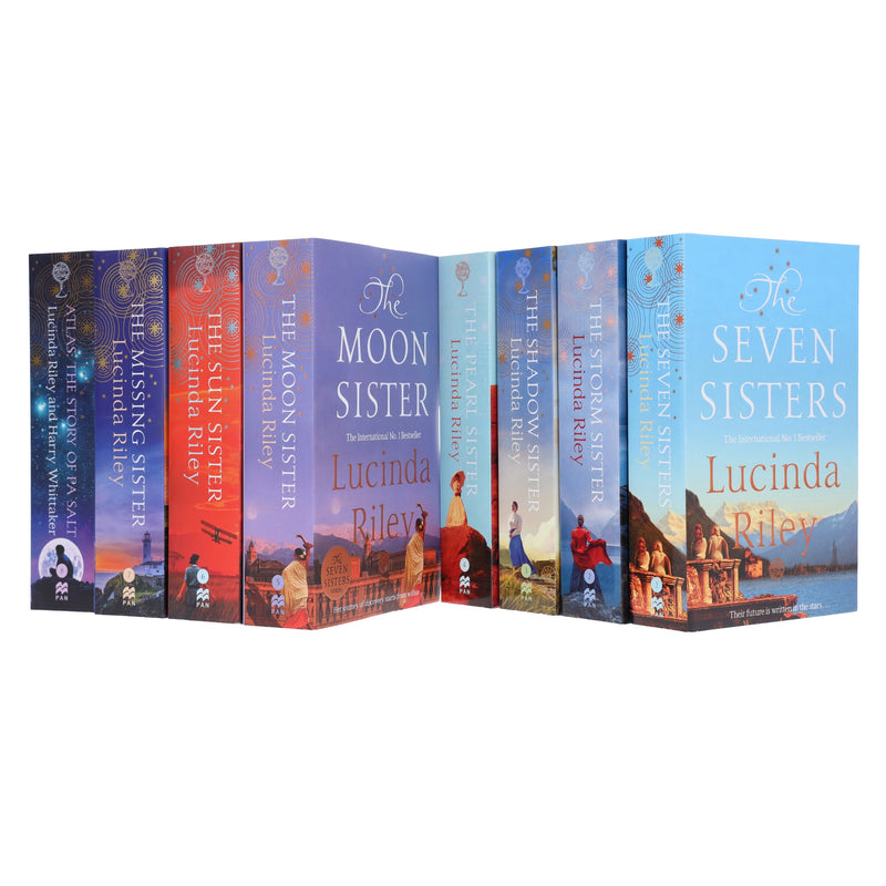 The Seven Sisters Series (Book 1-8) by Lucinda Riley 8 Books Collection Set - Fiction - Paperback Fiction Pan Macmillan