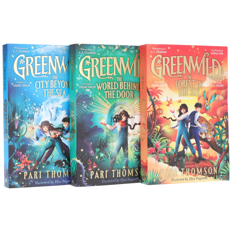 Greenwild Trilogy by Pari Thomson Illustrated 3 Books Collection Set - Ages 9-11 - Paperback 9-14 Pan Macmillan