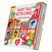 Fairytale Retellings 10 Picture Books Collection Box Set By Red - Ages 7-9 - Paperback (Includes 10 Free Audiobook!) 7-9 Sweet Cherry Publishing